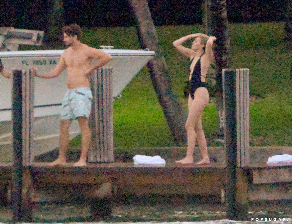 Miley Cyrus and Patrick Schwarzenegger Jet-Skiing Pictures