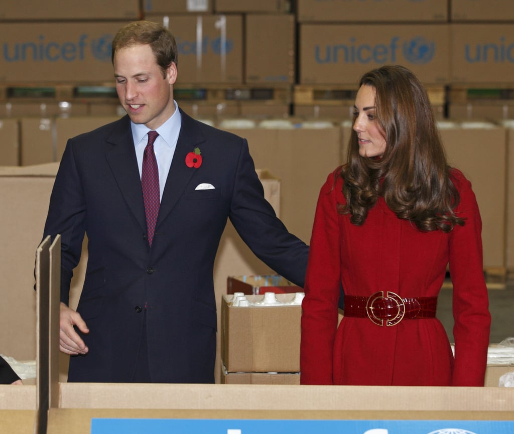 Prince William Touching Kate Middleton's Back Pictures