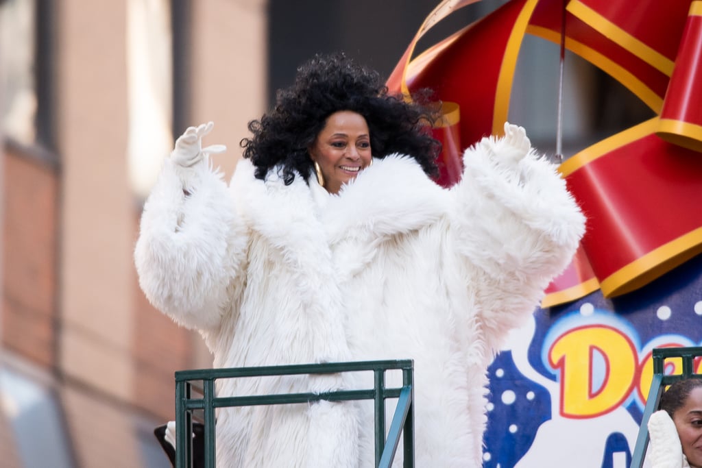 Diana Ross and Family at the Macy's Thanksgiving Parade 2018