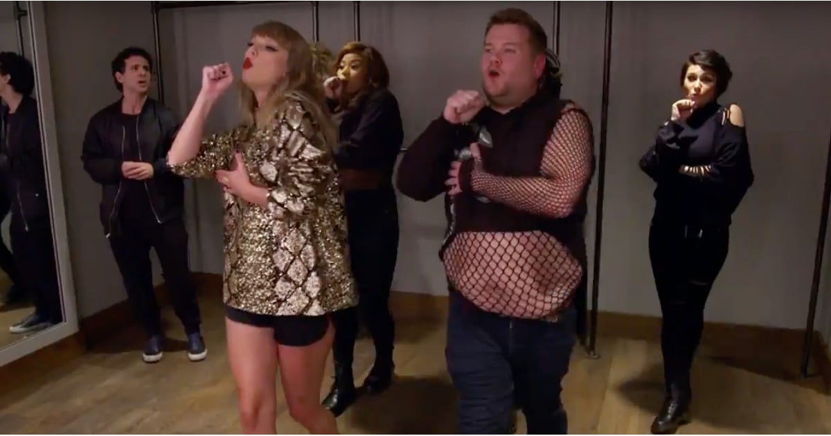 James Corden as Taylor Swift's Backup Dancer Video | POPSUGAR Celebrity