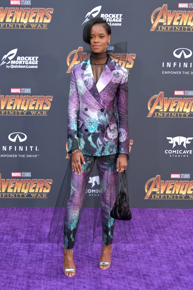 LOS ANGELES, CA - APRIL 23:  Letitia Wright attends the premiere of Disney and Marvel's 'Avengers: Infinity War' on April 23, 2018 in Los Angeles, California.  (Photo by Neilson Barnard/Getty Images)