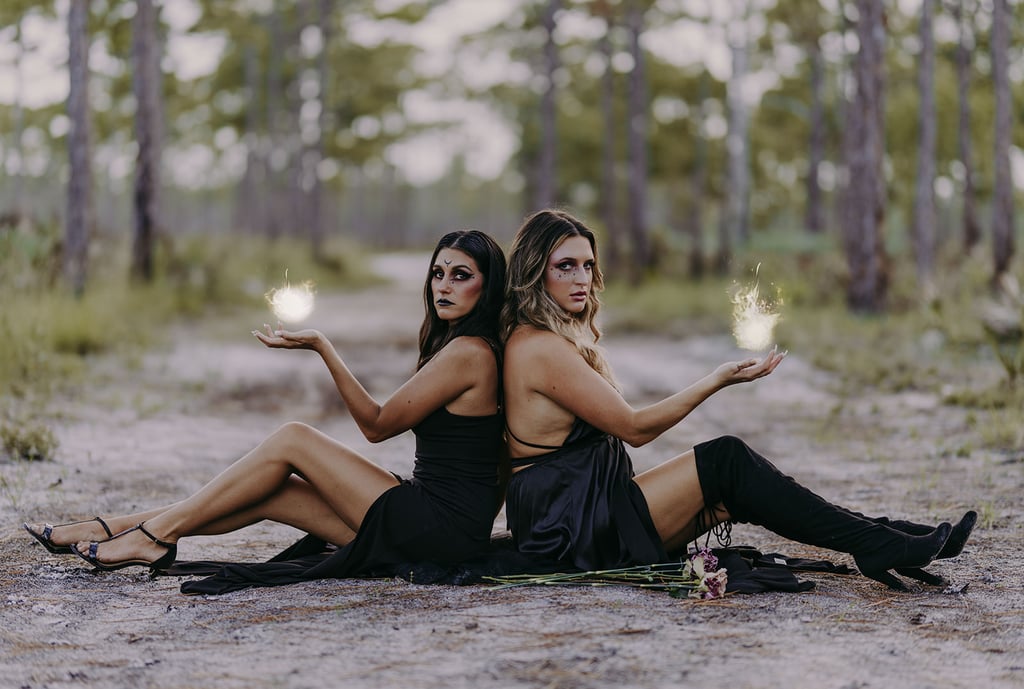 Witch-Inspired Halloween Wedding Shoot​