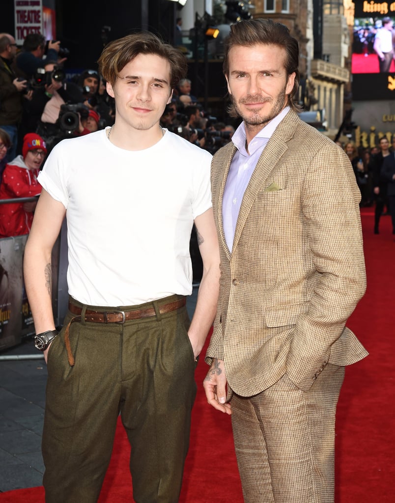 David And Brooklyn Beckham Pictures Popsugar Celebrity Photo 2