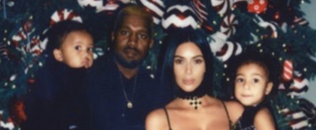 Kanye West and Kim Kardashian Family Christmas Photo 2016
