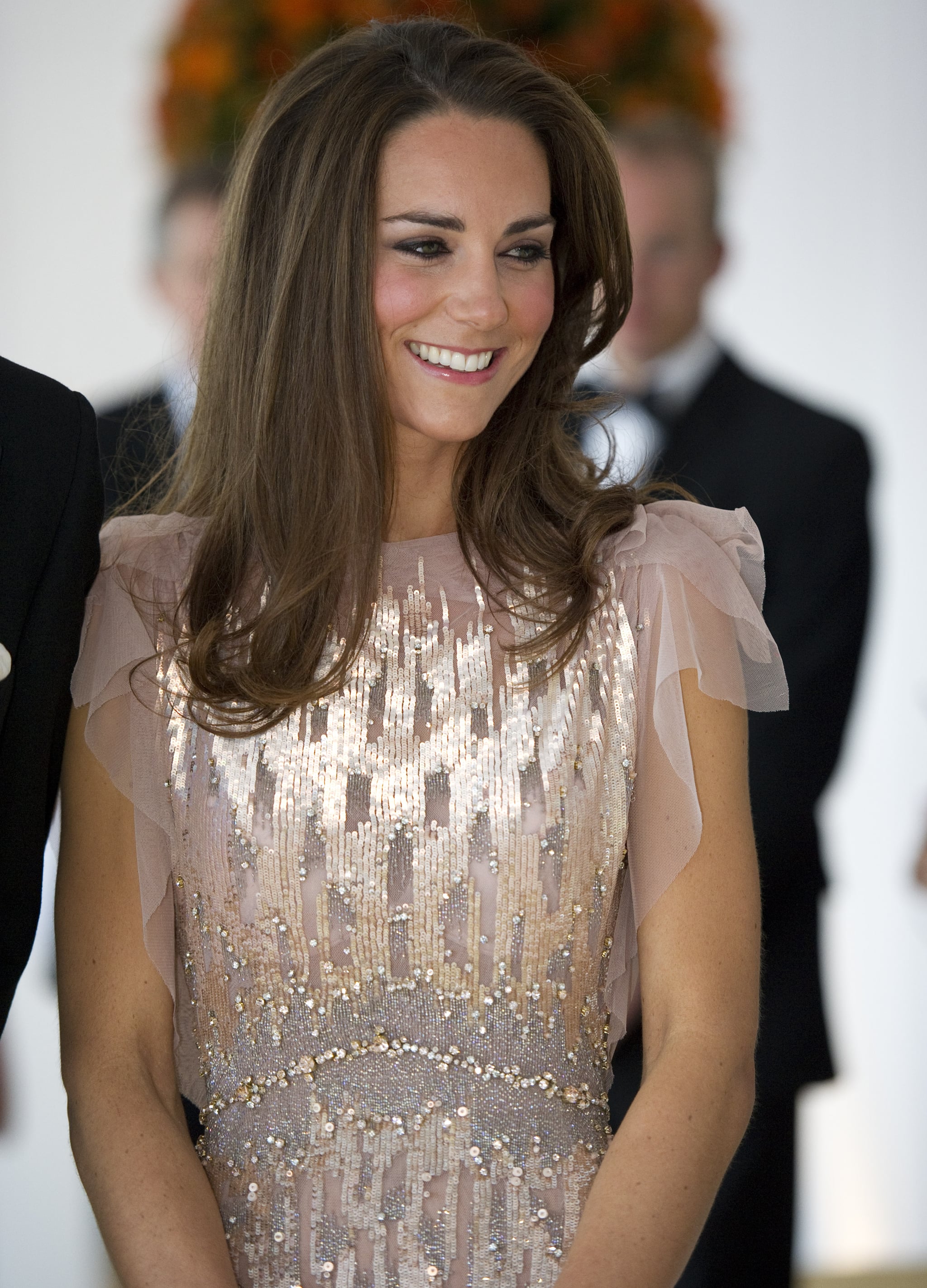 Pictures of Kate Middleton in Jenny Packham and Prince William at the ...
