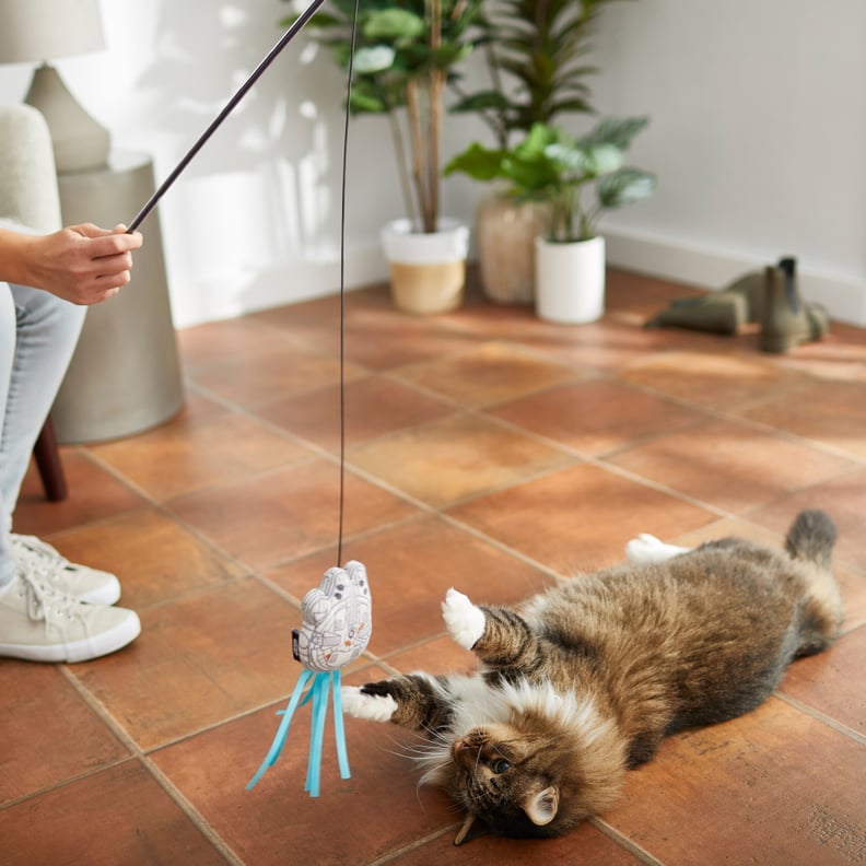 Star Wars Millennium Falcon Teaser Cat Toy With Catnip