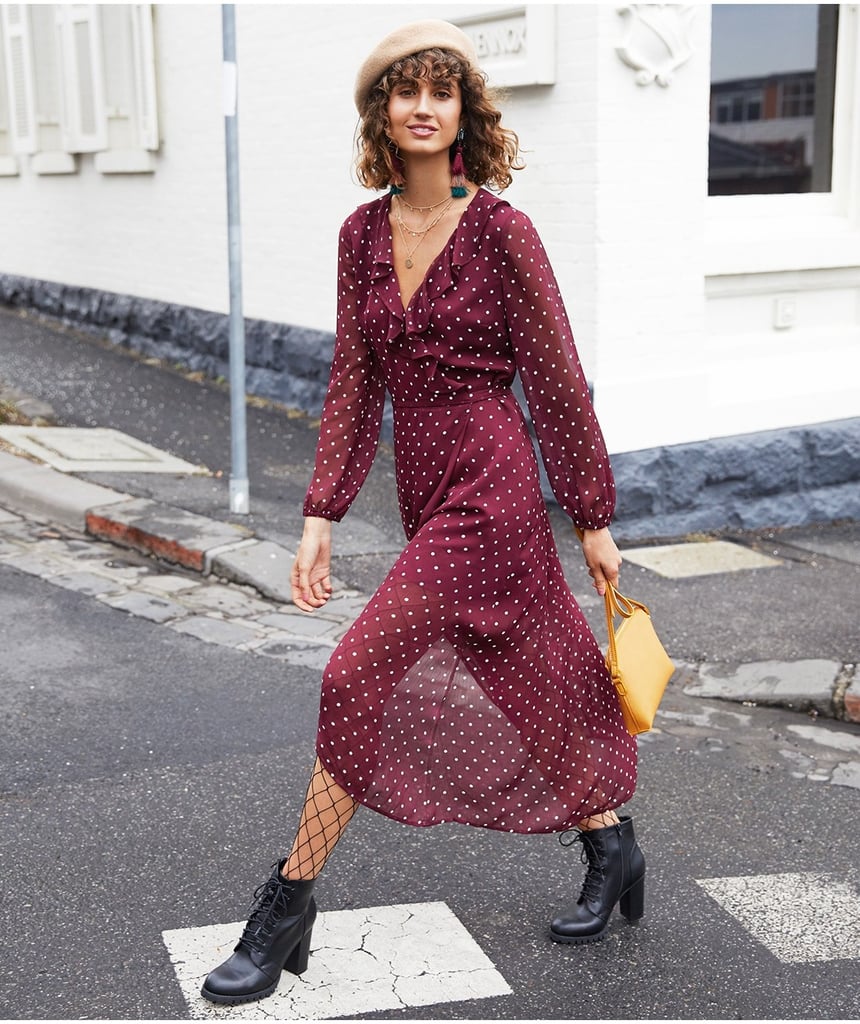 sportsgirl wrap dress