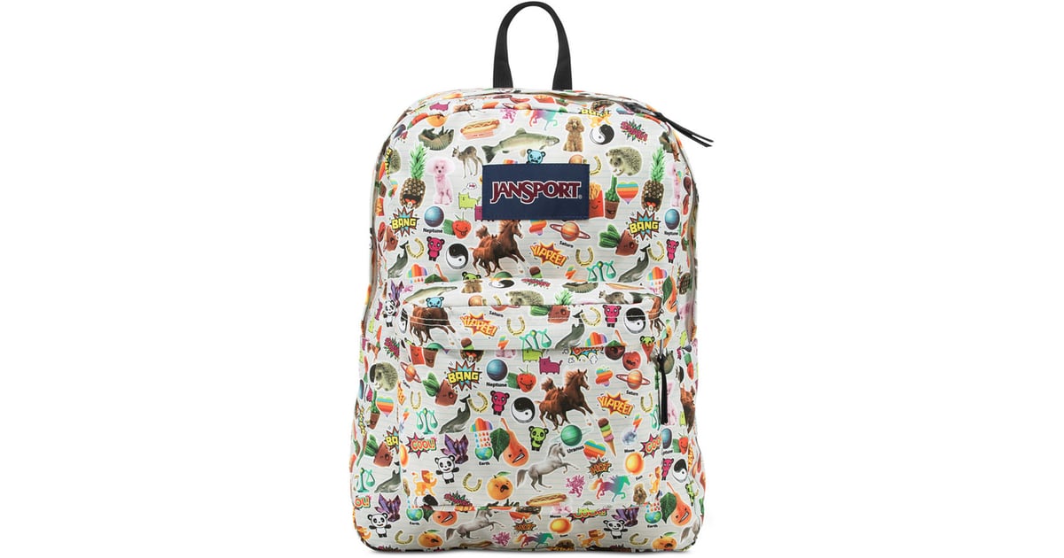 JanSport Multi Stickers Backpack Backpacks Under 50 POPSUGAR