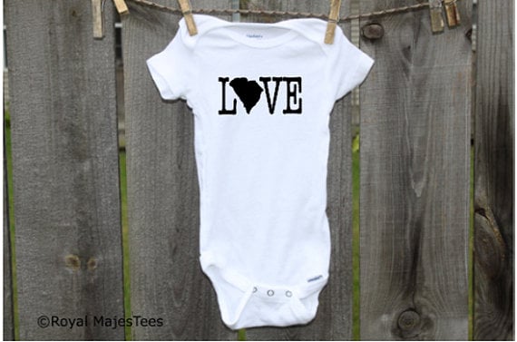 South Carolina onesie