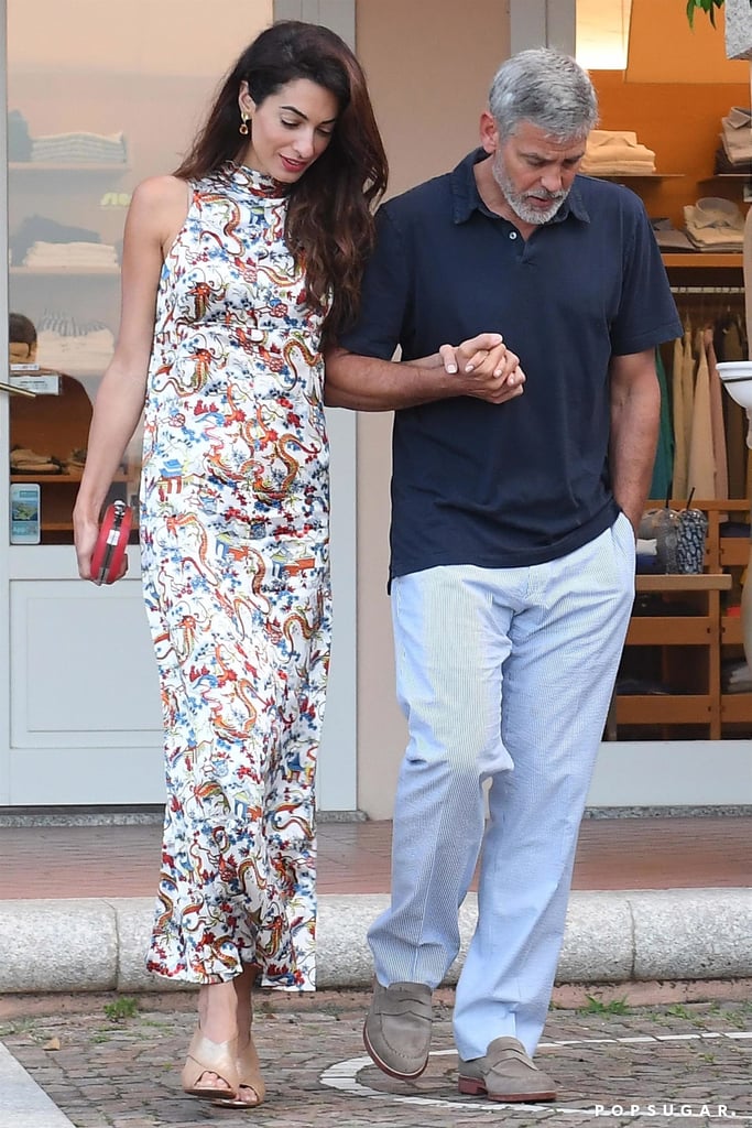 George and Amal Clooney Holding Hands in Italy June 2018