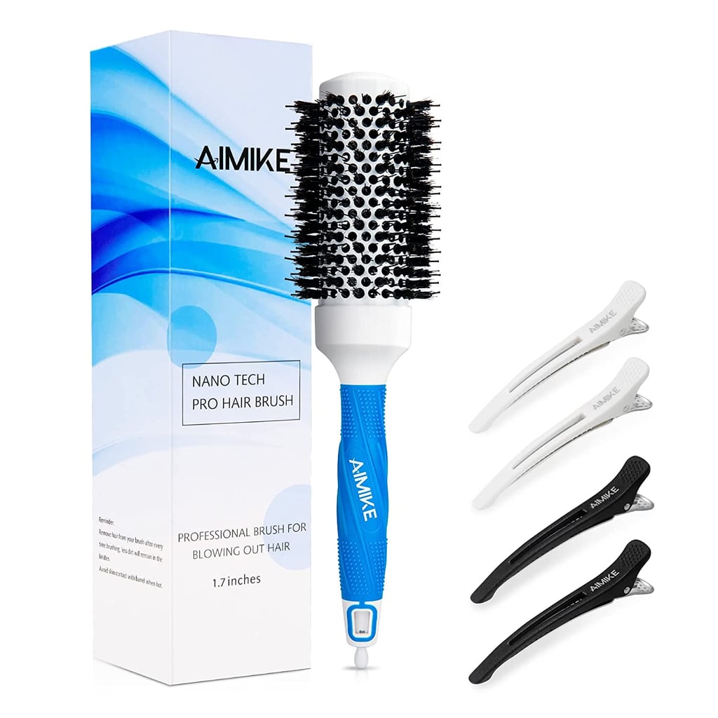 For Blow-Drying Hair: Aimike Nano Thermal Ceramic & Ionic Round Hair Brush
