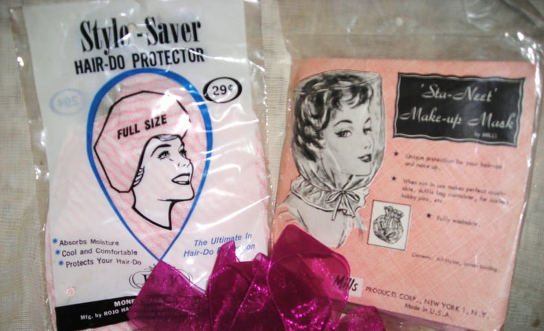 1960s Hair-Do Protector and Makeup Mask