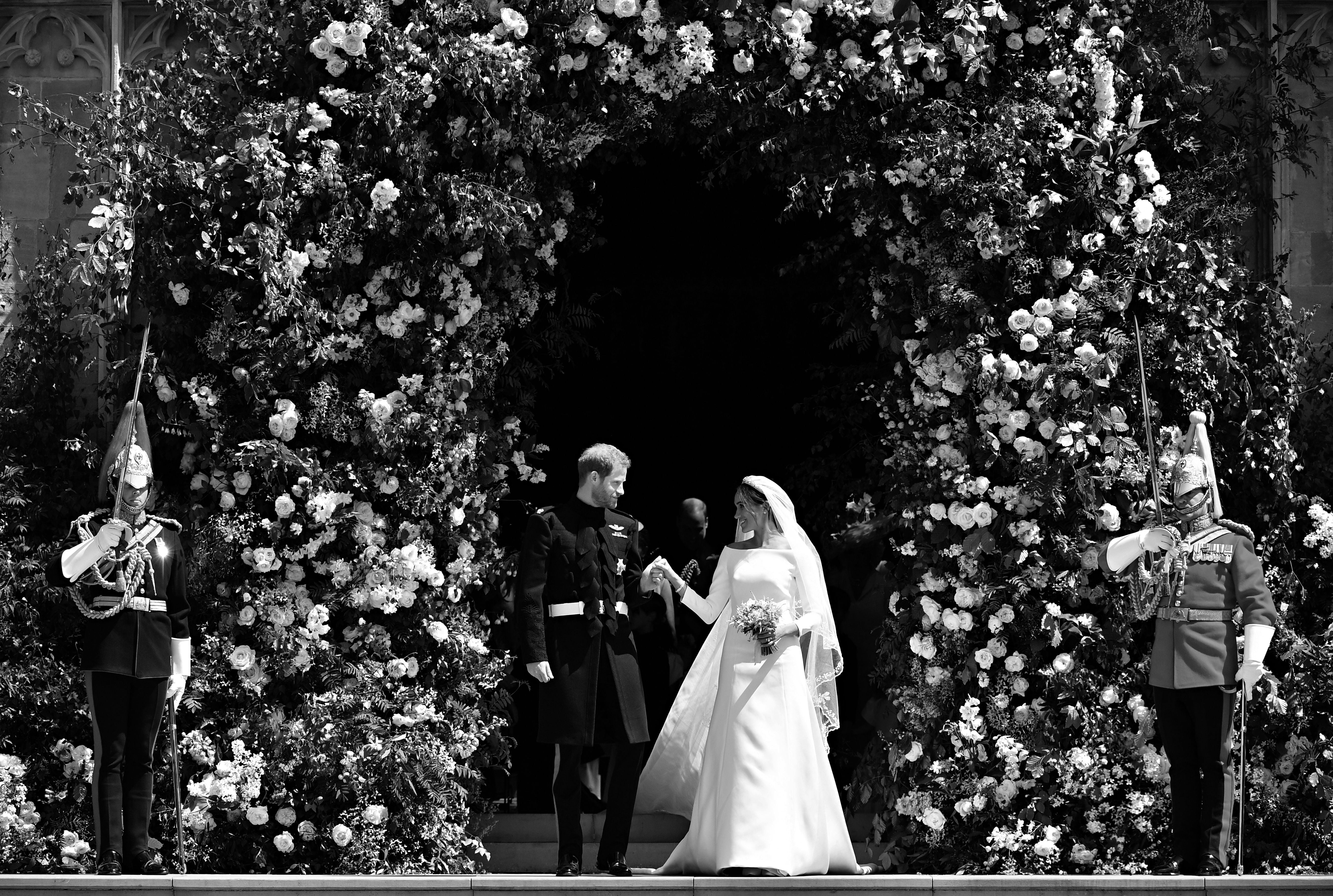 Black and white top wedding dresses 2018