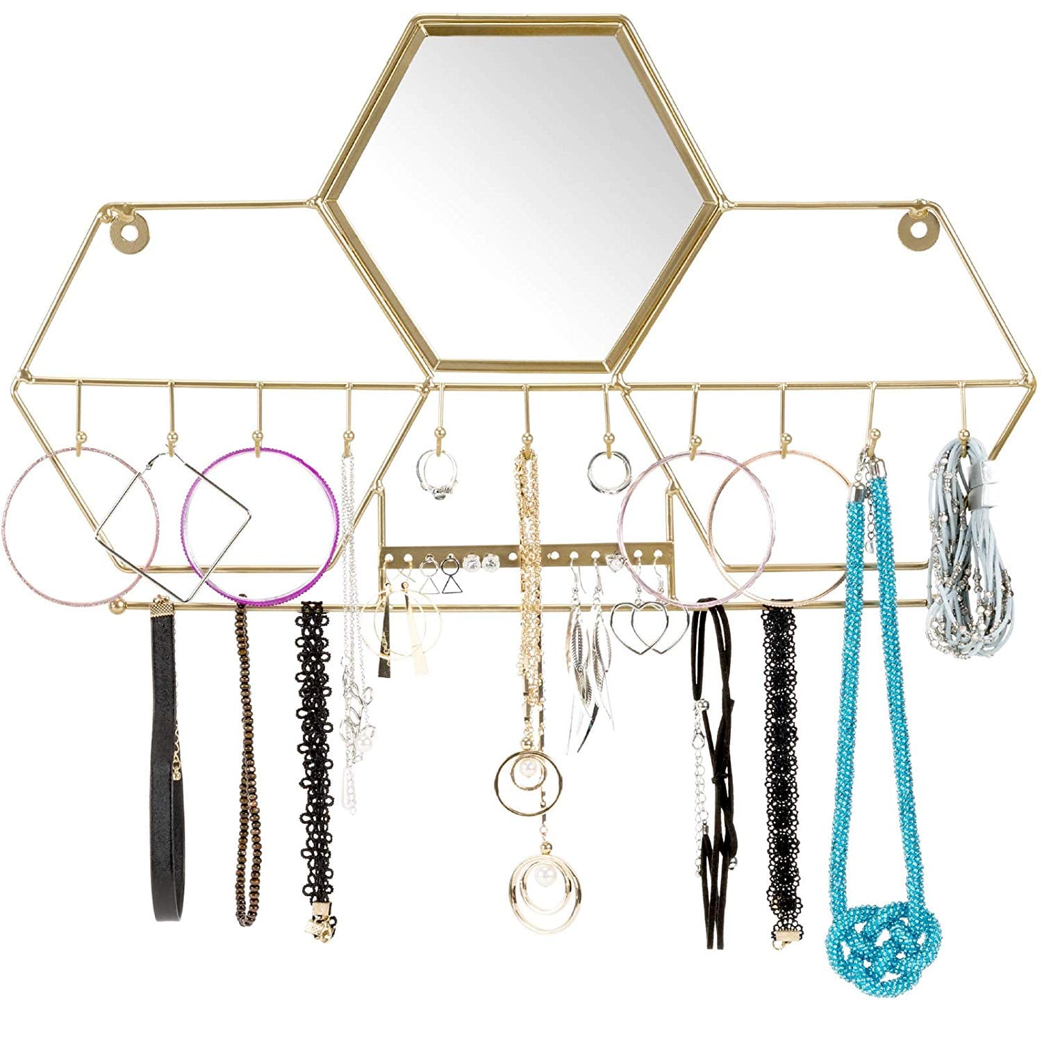 Wall hanging discount jewellery organiser