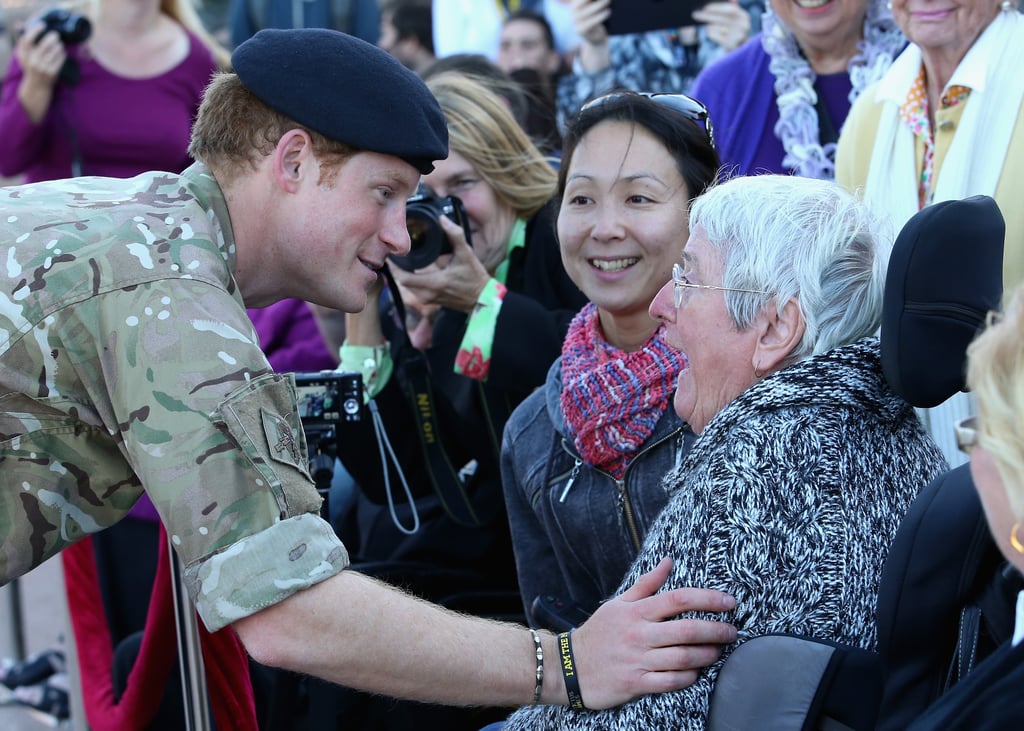 Prince Harry Gets a Kiss on the Lips From Australian Fan