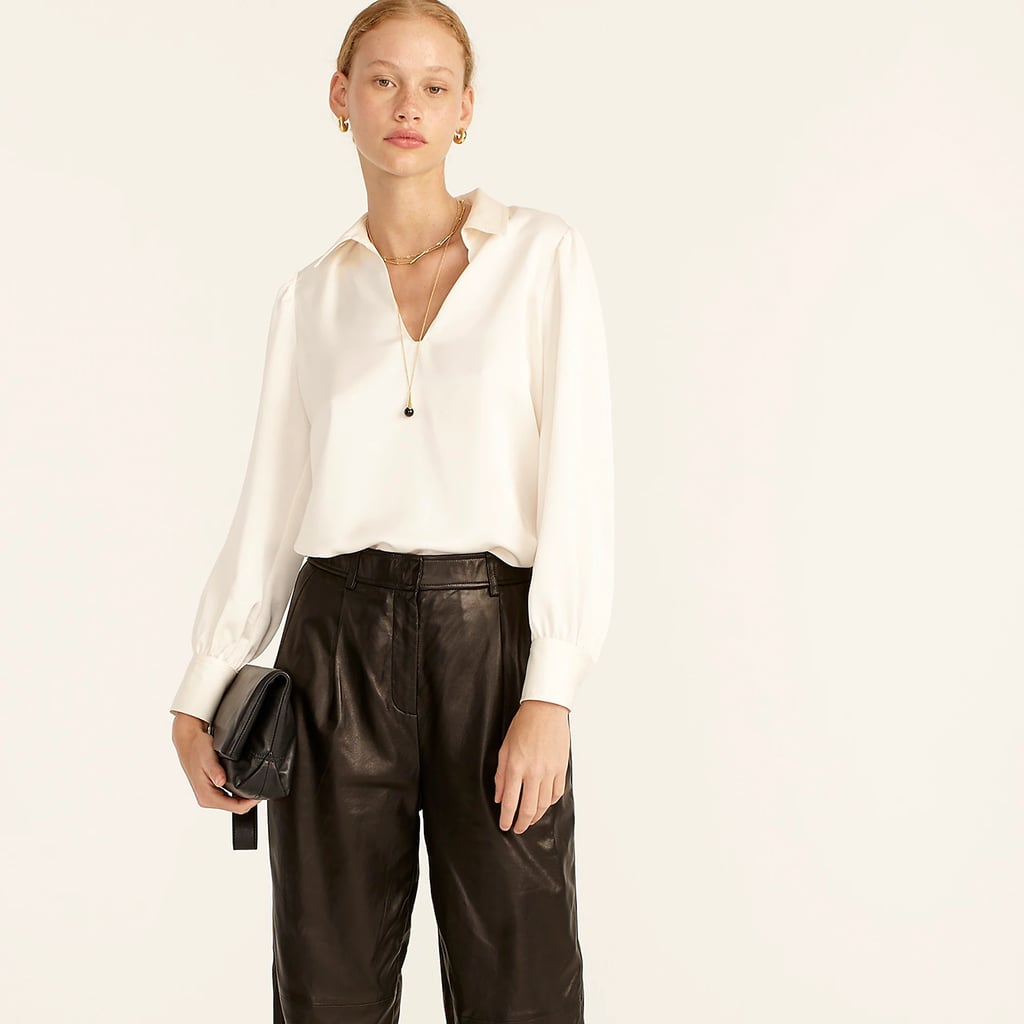 For Instant Polish: Collared Popover Top