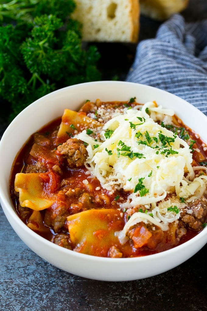 Lasagna Soup