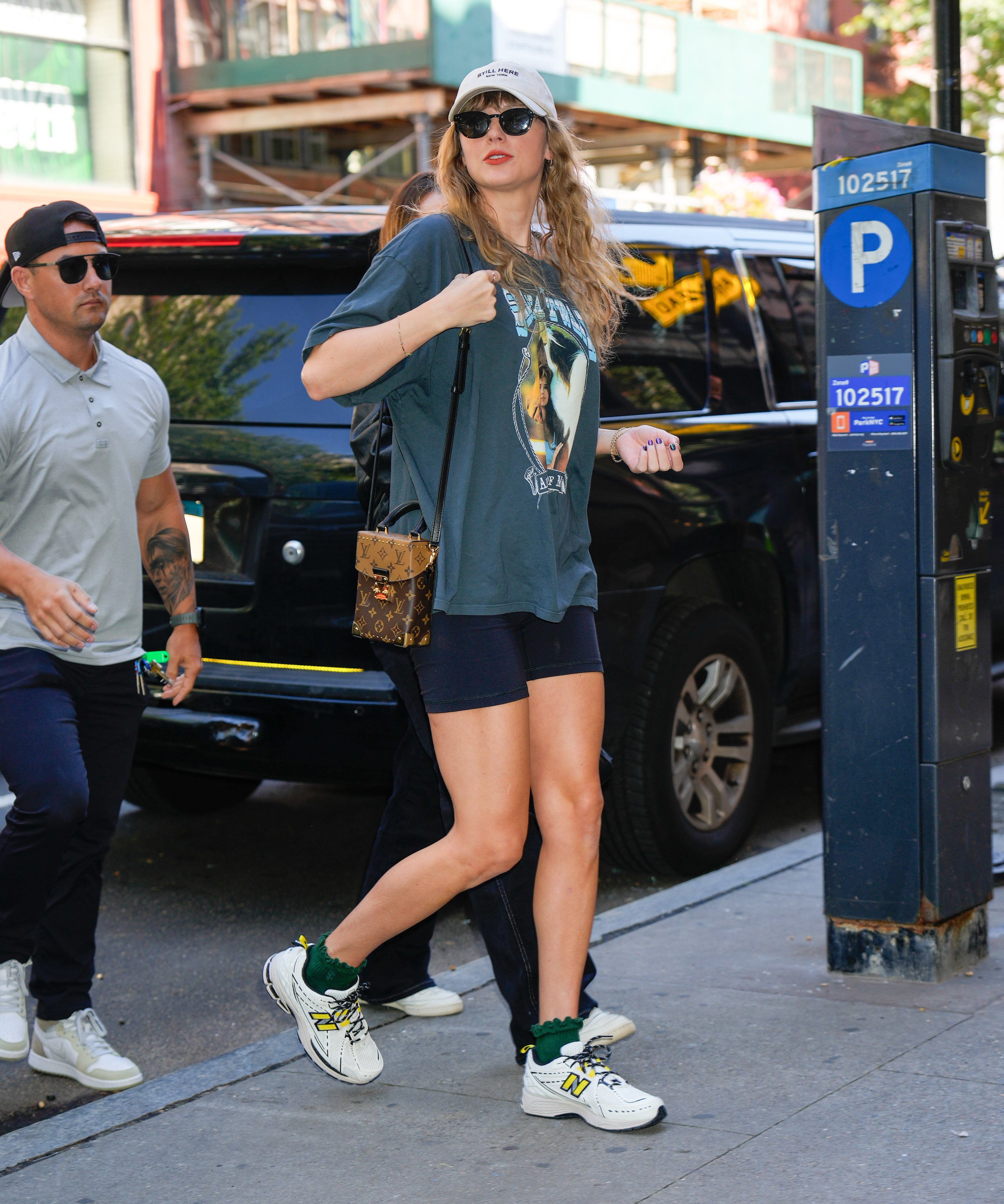 Louis Vuitton Camera Box Bag worn by Taylor Swift Out in New York