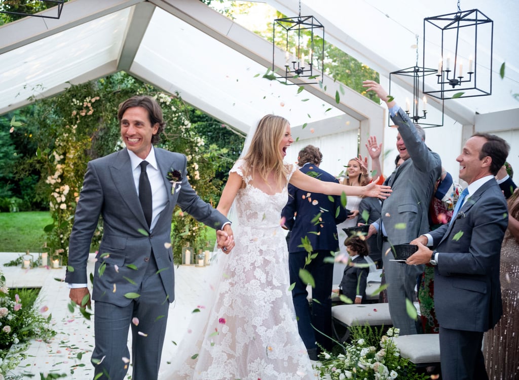 Gwyneth Wore a Gorgeous Valentino Dress For Her Walk Down the Aisle