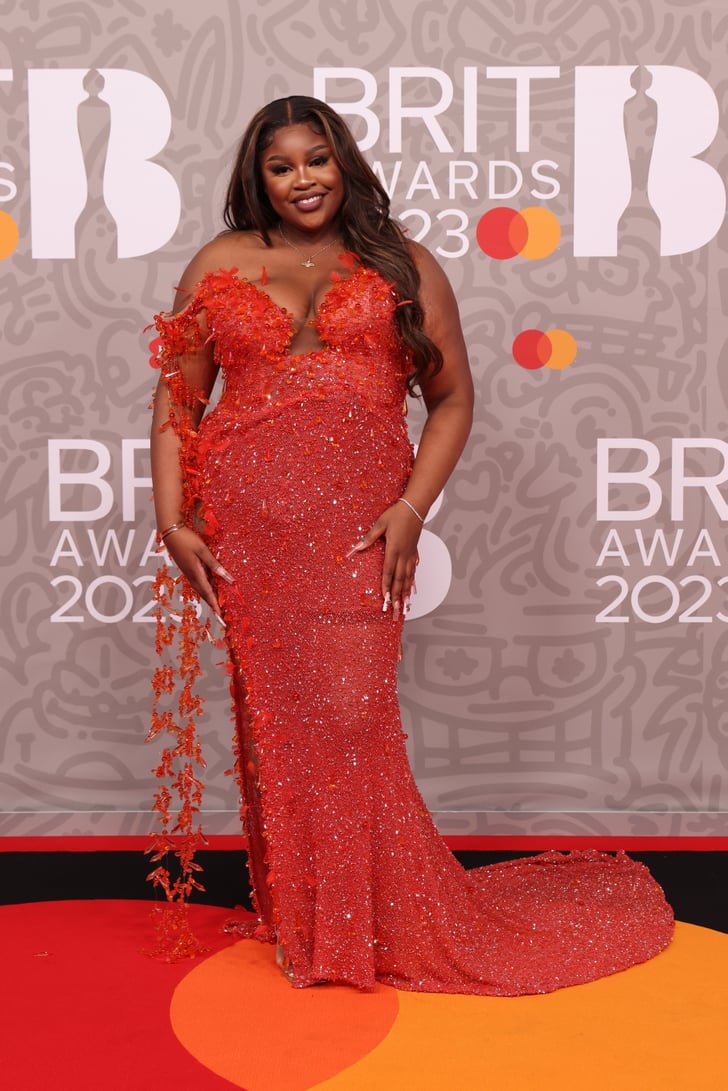 Nella Rose at the 2023 Brits Brits 2023 See the Best Celebrity Red
