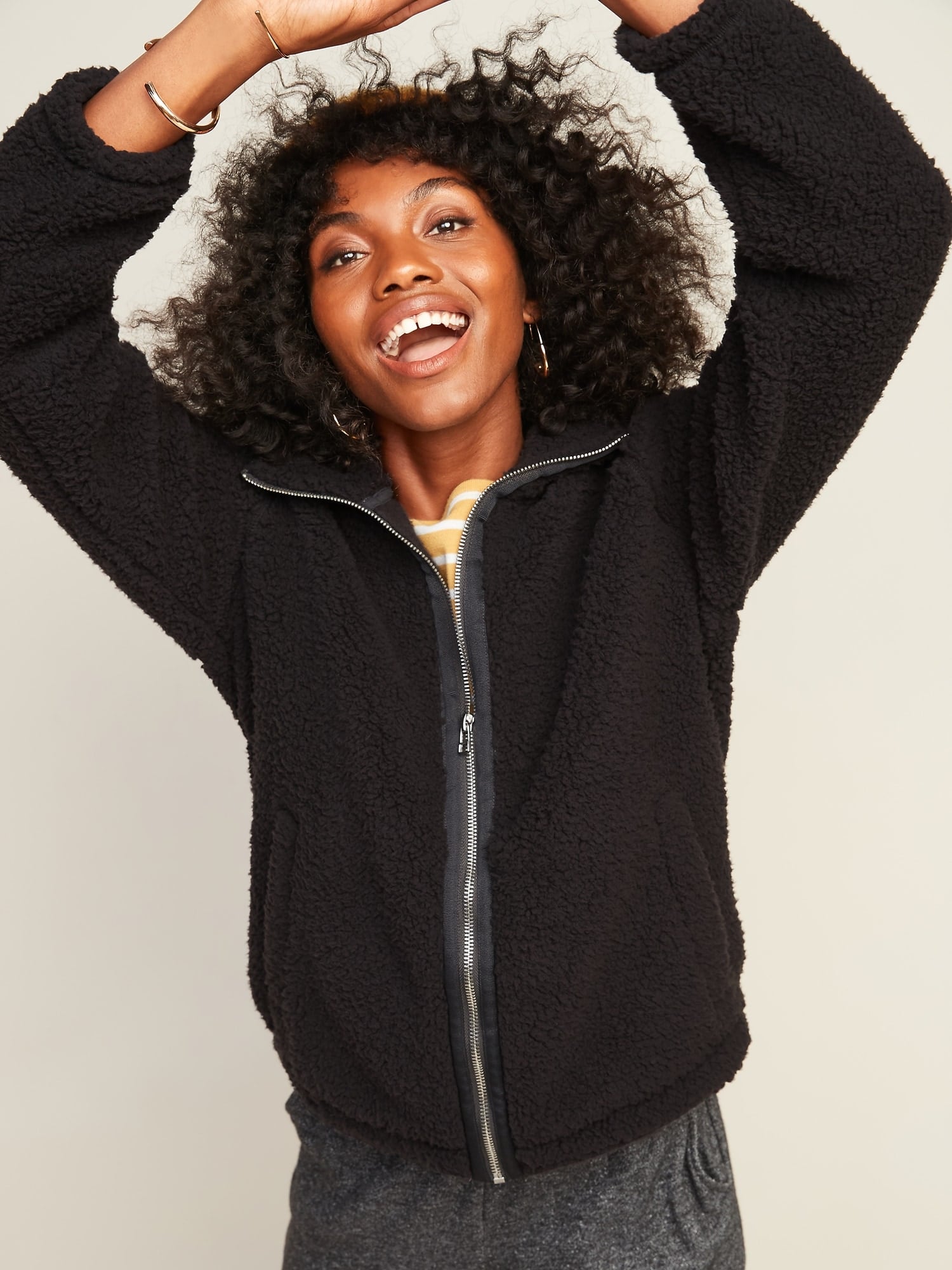 Old navy cheap teddy jacket
