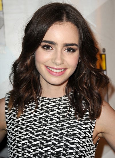 4. Lily Collins: Long to Lob