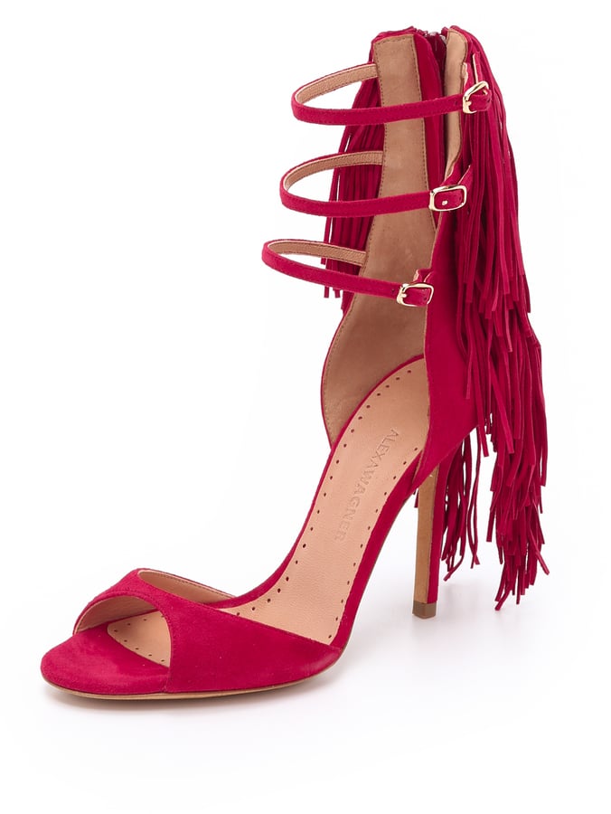 Alexa Wagner Suede Fringe Sandals ($825)