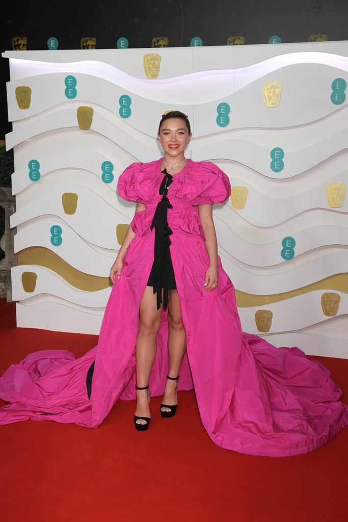 Florence Pugh at the 2020 BAFTAs in London