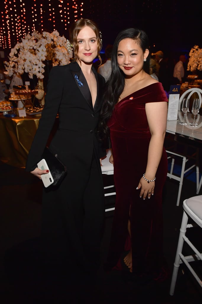 Pictured: Evan Rachel Wood and Amanda Nguyen