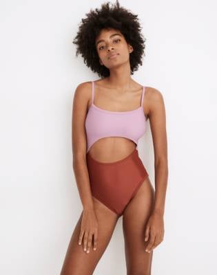 Madewell Cutout One Piece