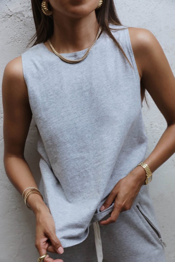 A Classic Gray Tank: Sincerely Jules x Bandier The Ash Muscle Tank