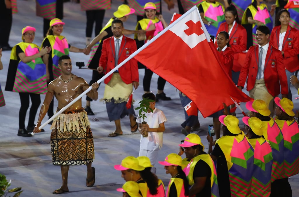 Hot Tonga Flag Bearer at the Olympics Opening Ceremony POPSUGAR Love