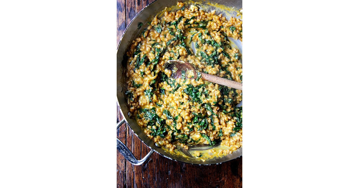 Farro Risotto With Squash and Kale Kale Recipes POPSUGAR Food Photo 7