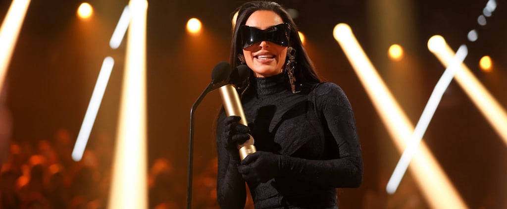 Kim Kardashian Accepts Her Fashion Icon Award in Balenciaga and Big Sunglasses — What Else?