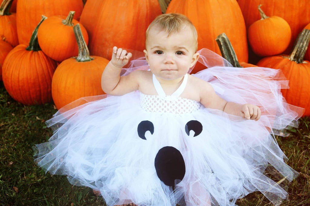 baby girl ghost tutu costume