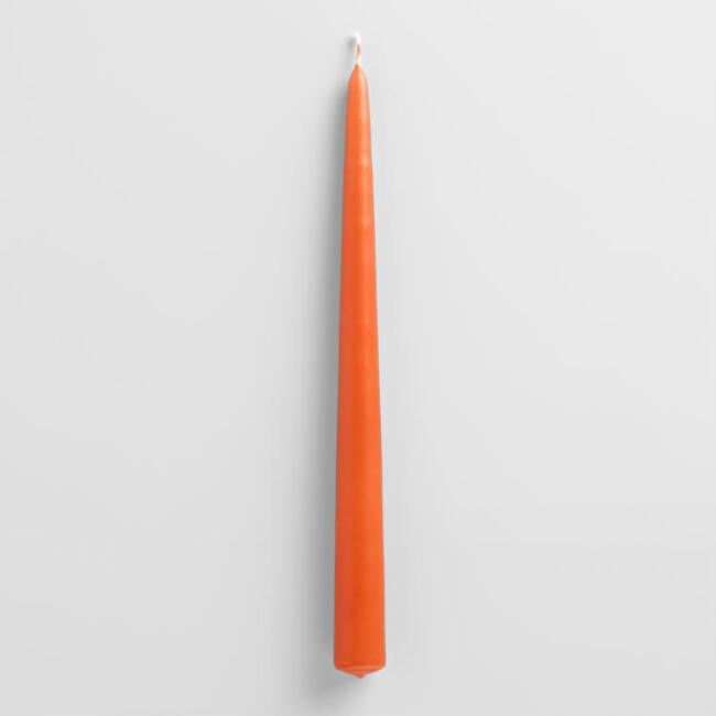 Orange Taper Candles