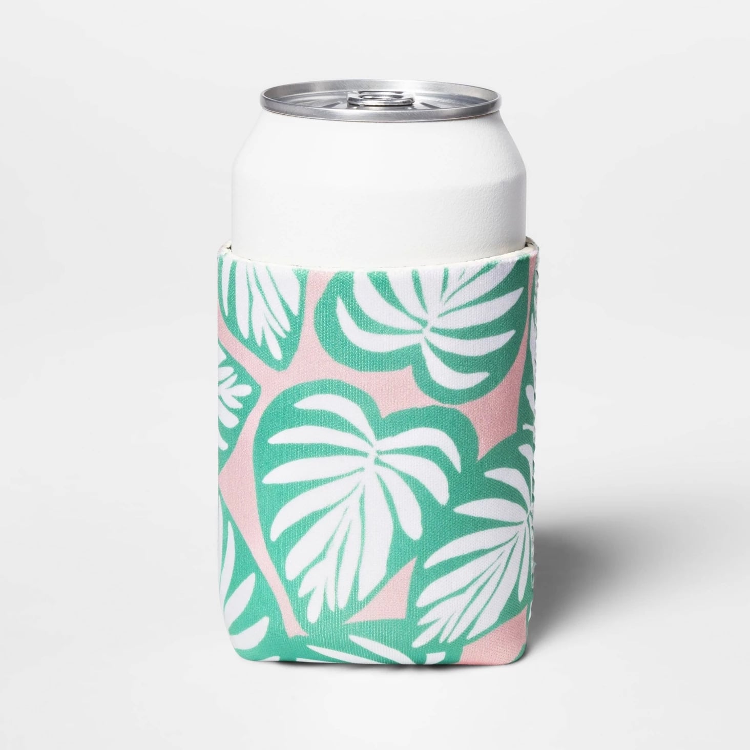 Wedding Can Coolers, Slim | Tropical Palm