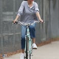 Selena Gomez Is All Smiles While Biking Around LA After Splitting From The Weeknd