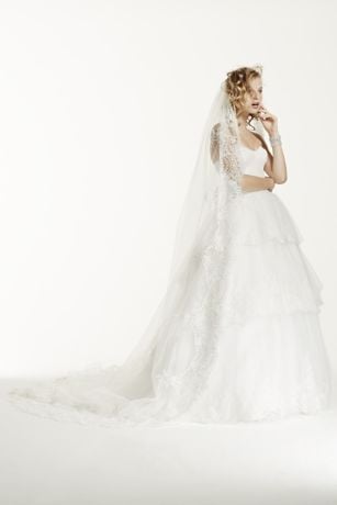 Cathedral Veil with Soutash Detail