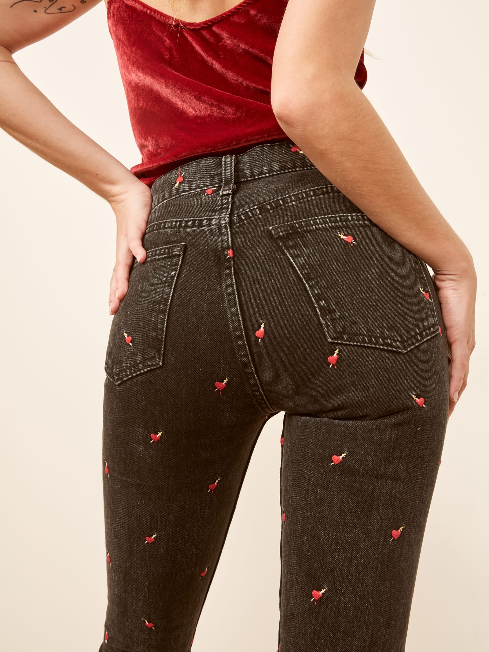 Reformation Julia High Cigarette Jean This Never Happens but