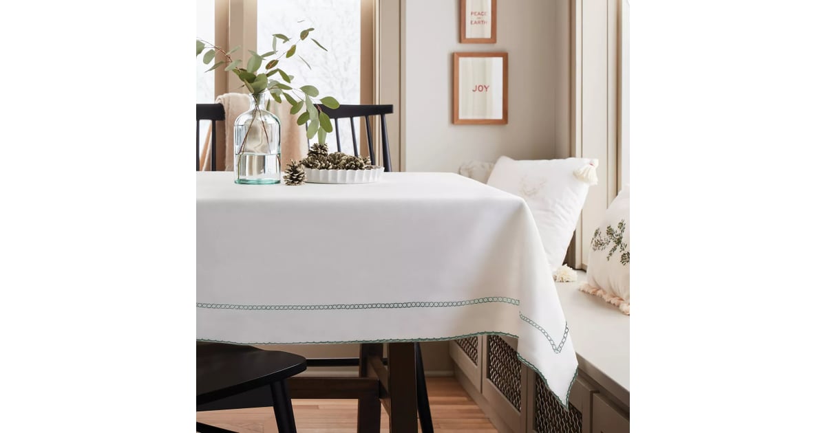 Embroidered Mini Border Tablecloth Target's New Hearth and Hand
