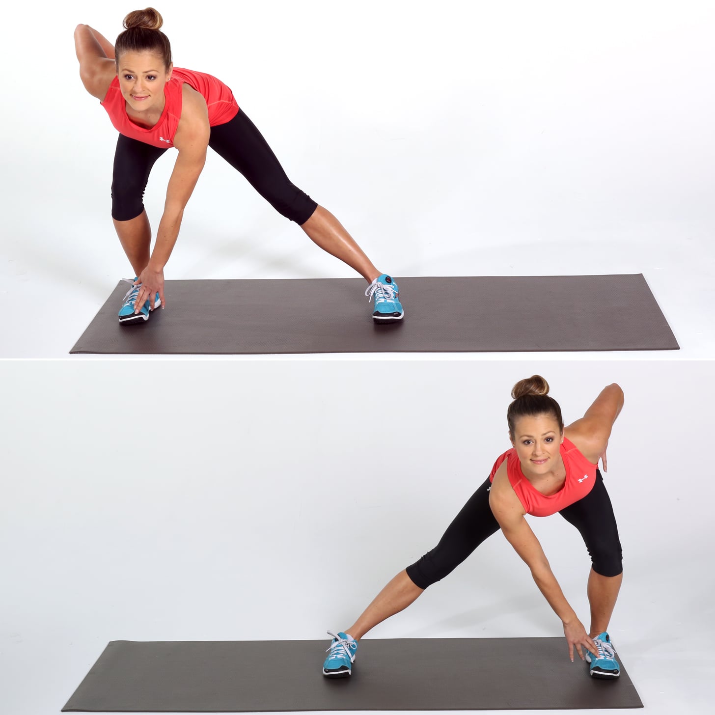 lateral lunges exercise