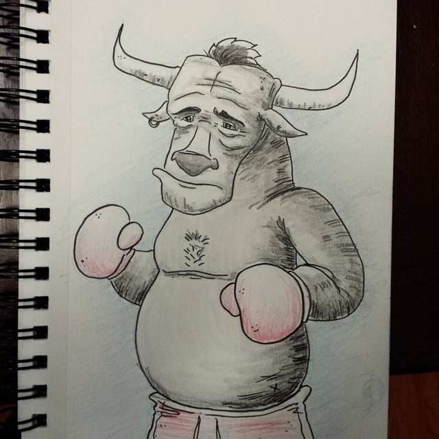"Aging Bull"