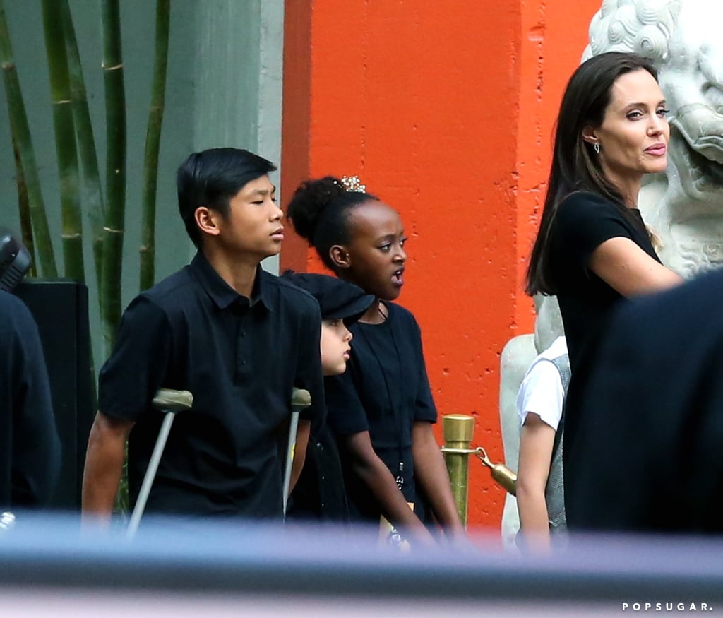 Angelina Jolie and Her Kids at Kung Fu Panda 3 LA Premiere