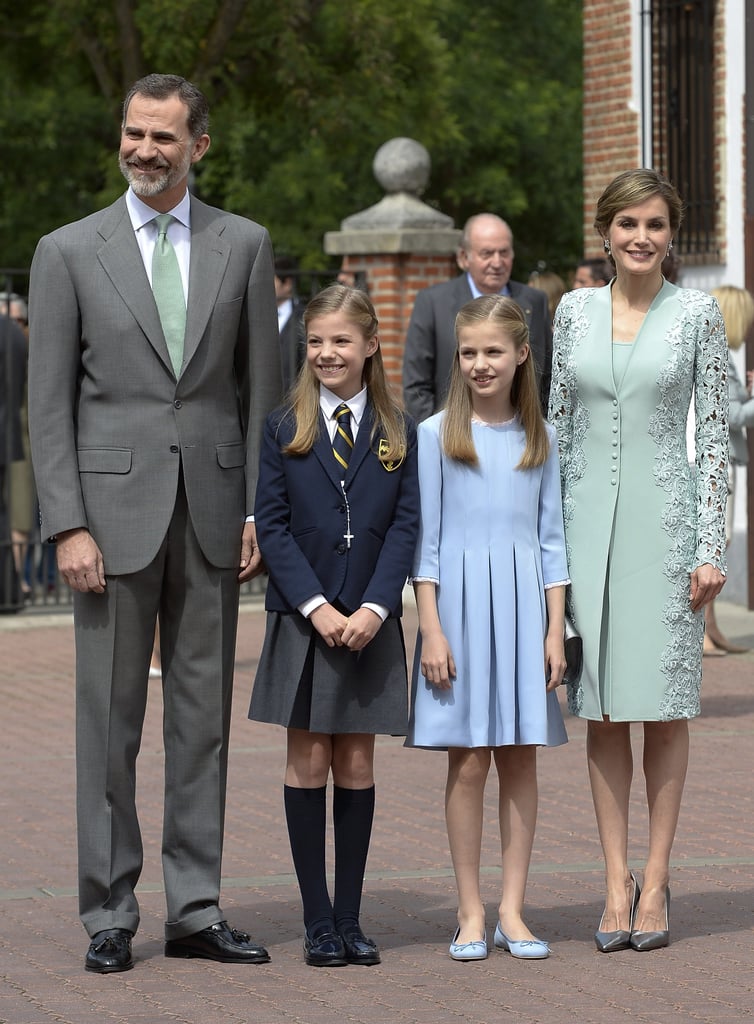 Queen Letizia and Spanish Royal Family May 2017