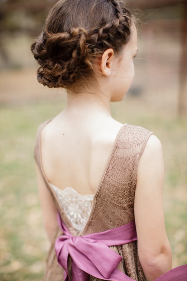 Layered Rope Braid Updo