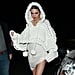 Kendall Jenner Wearing Burberry Cape From Spring 2017 Runway