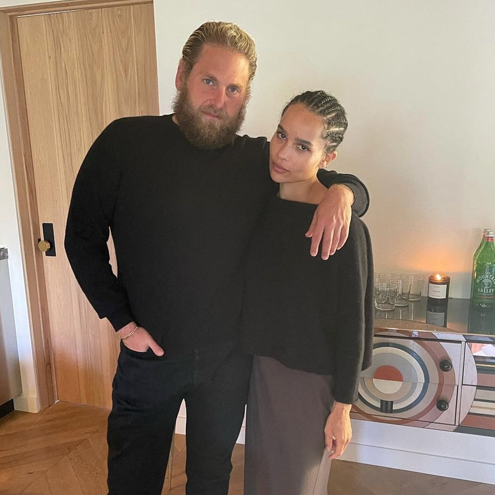 Zo Kravitz and Jonah Hill Wear The Row For Instagram Photo