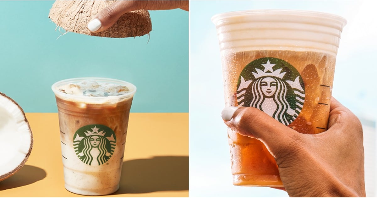 iced blonde vanilla bean coconut latte