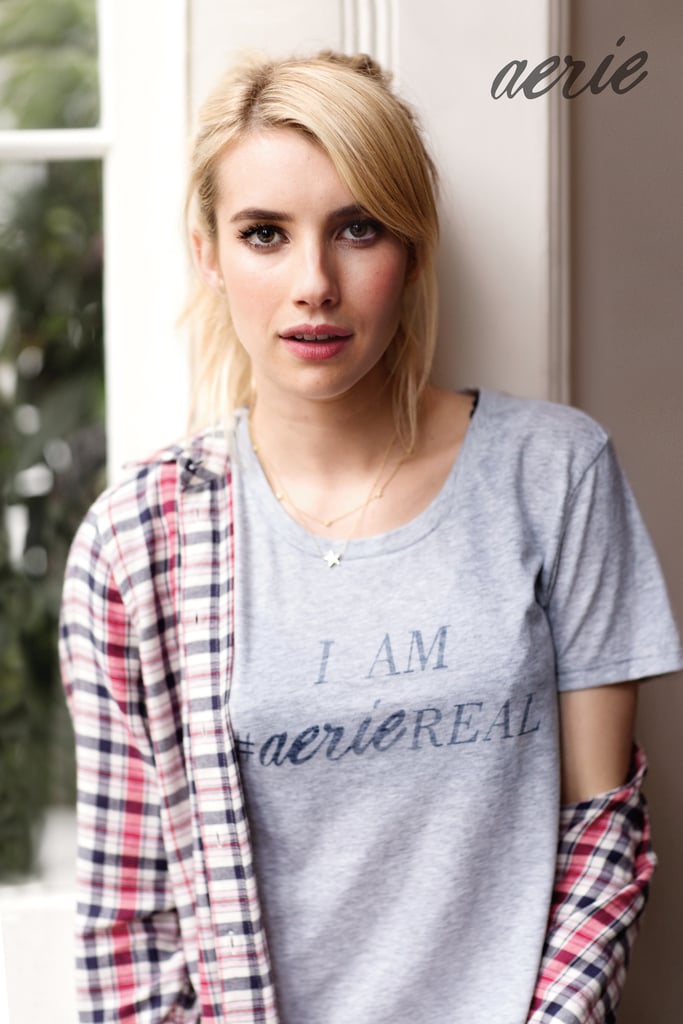 Emma Roberts Unretouched Aerie Campaign 2015 Popsugar Fashion Photo 6 6238